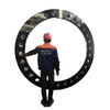 Forging Duplex en acier inoxydable anneau de bride avec matériau SAF2304 et taille jusqu'à diamètre 2500 mm 